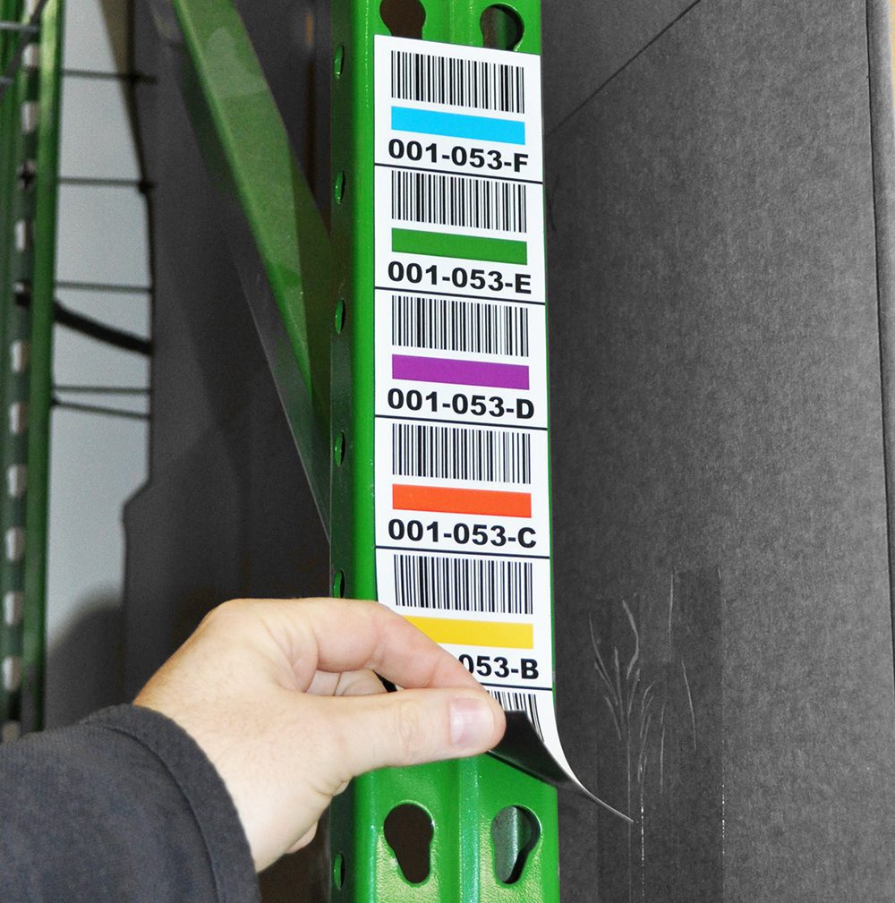 Magnetic Rack Label