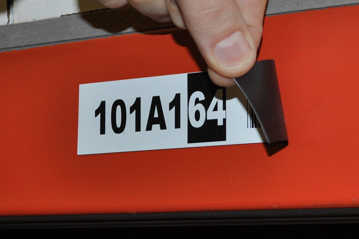Magnetic Shelf Label