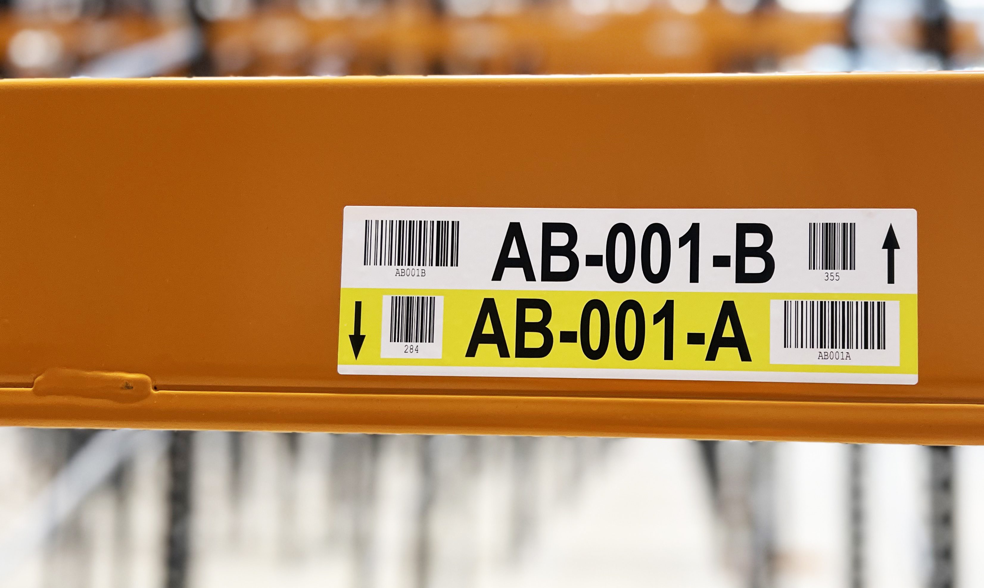 Pallet Rack Labels