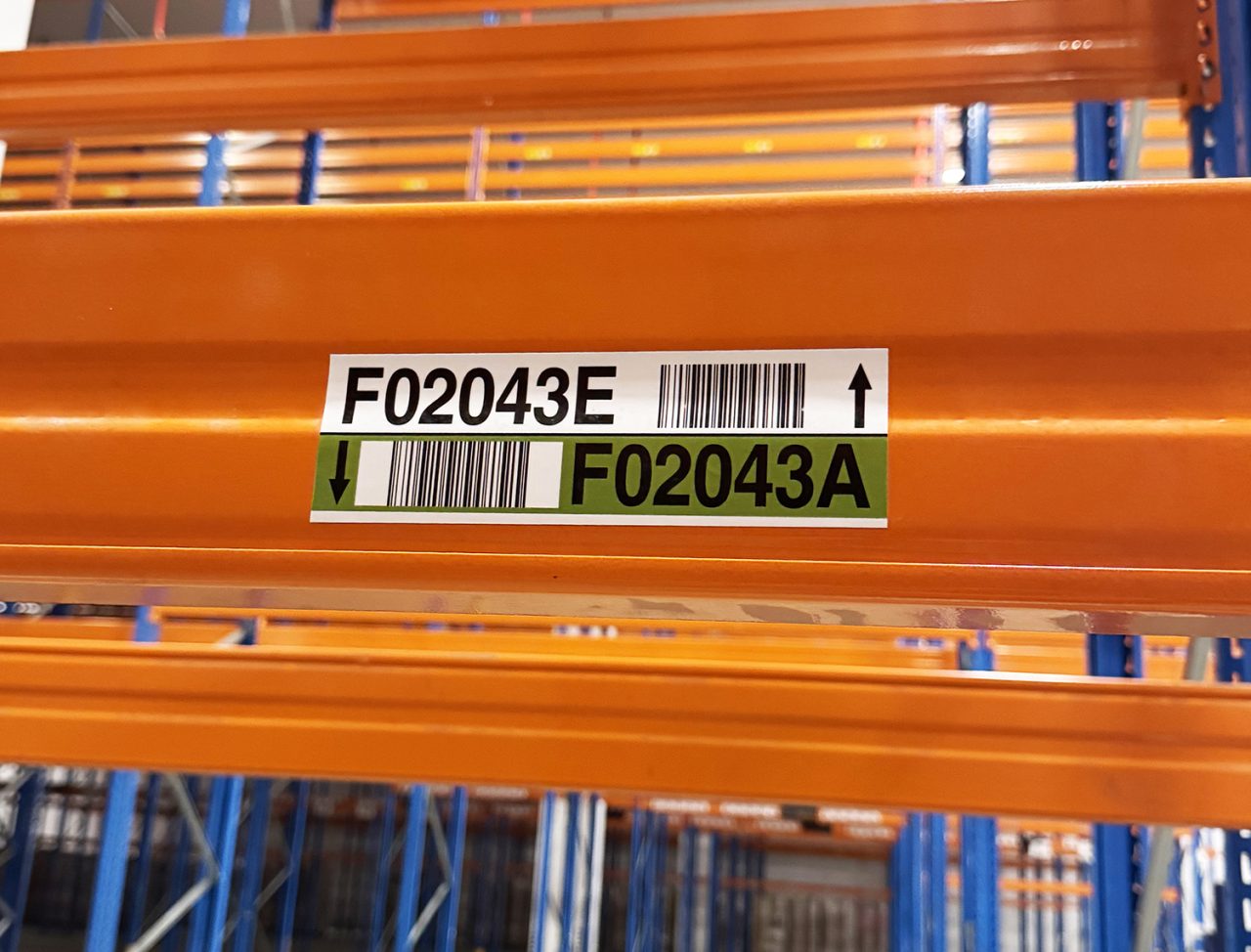 Split-Base Rack Label