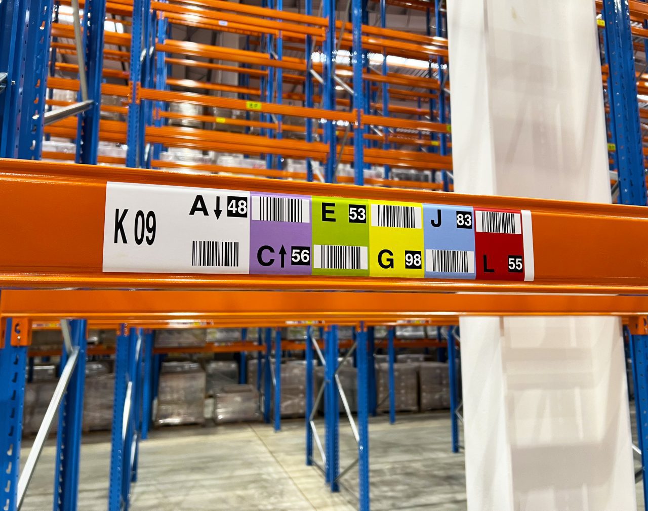 Step Rack Label