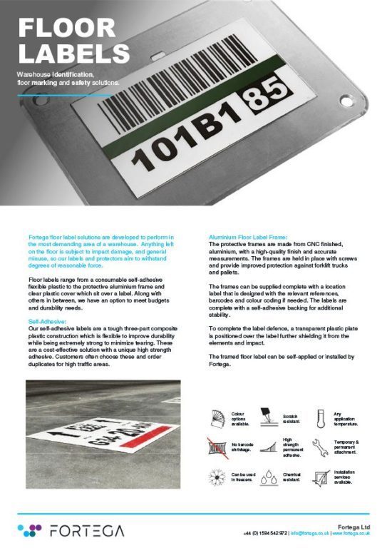 Floor Labels Info