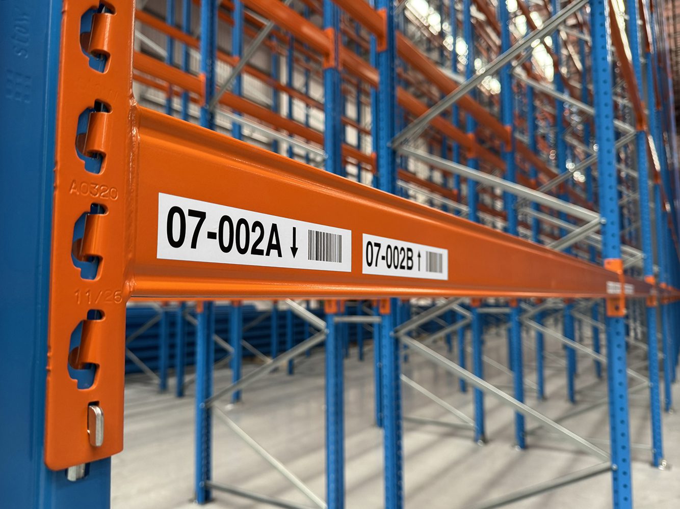 Stow Rack Labels